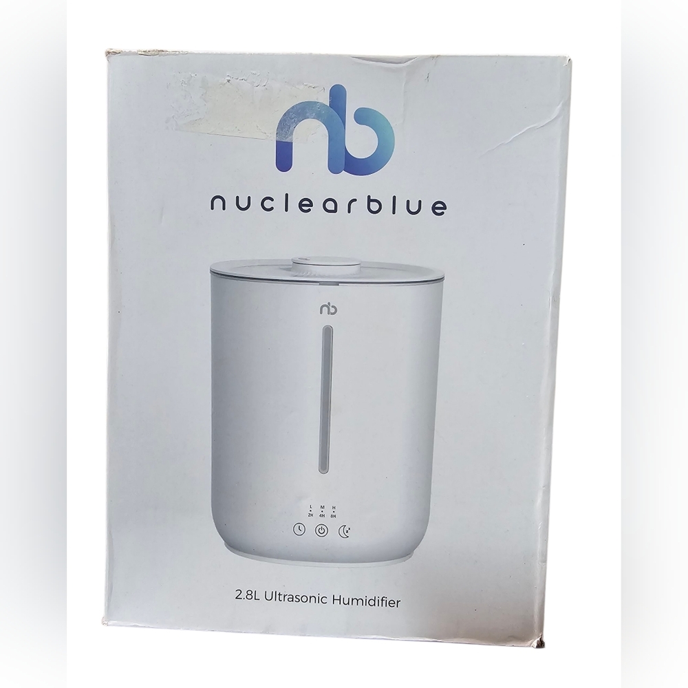 Nuclear Blue Ultrasonic Humidifier For Home Women Baby Family New In Box